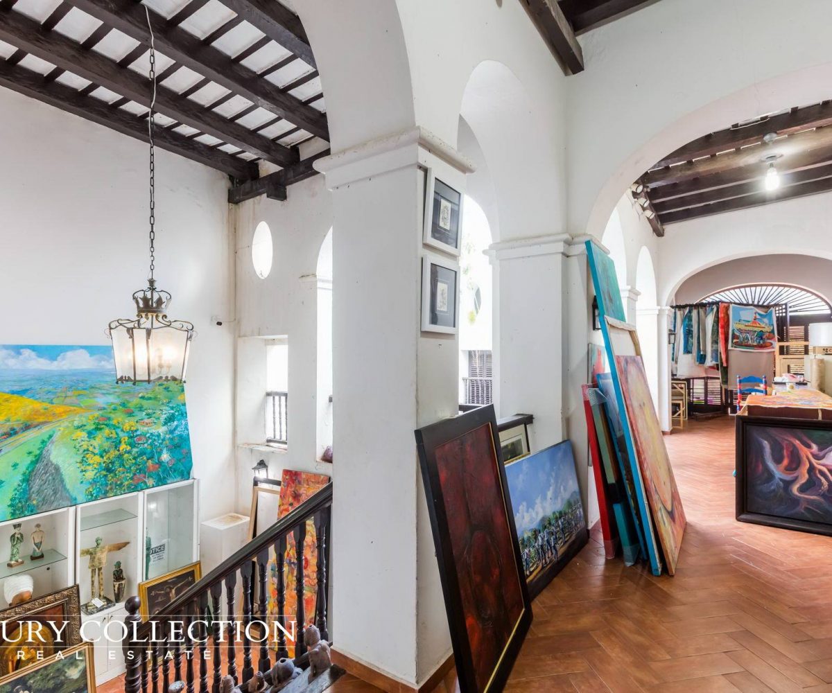 Commercial Residence in old san juan staircase and second floor