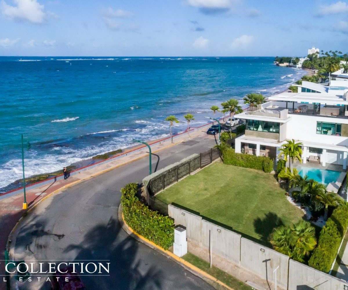 park boulevard mansion aerial view and ocean
