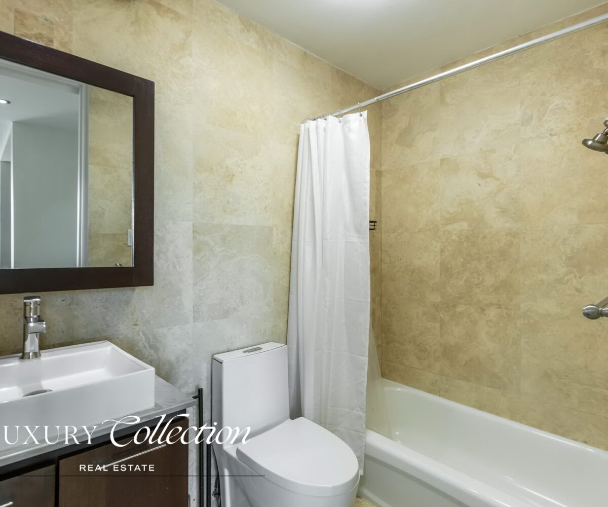 Wilson Condado Plaza penthouse for rent with an open terrace and panoramic views. Two bedrooms, two bathrooms and a roof top terrace.