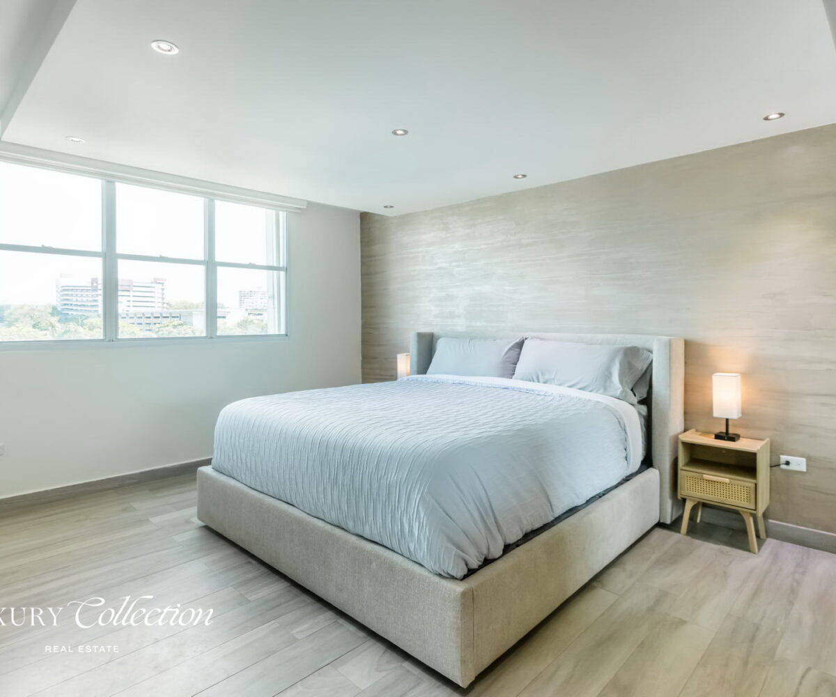 Wilson Condado Plaza penthouse for rent with an open terrace and panoramic views. Two bedrooms, two bathrooms and a roof top terrace.
