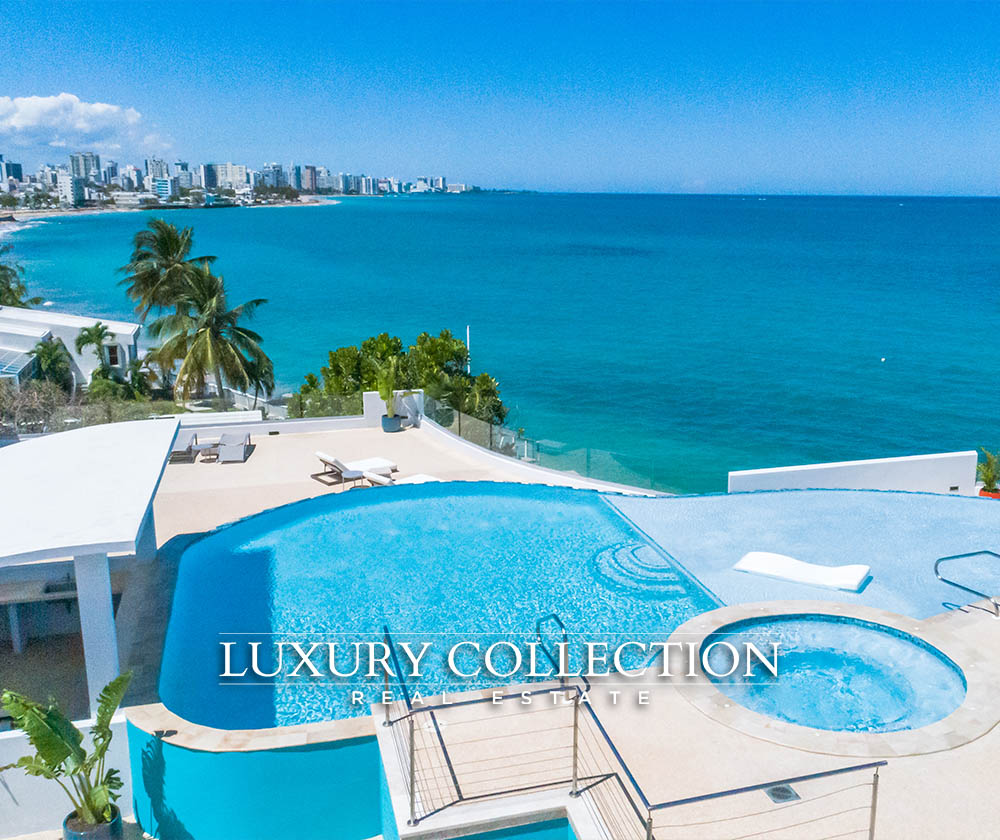 Azure Oceanfront Penthouse, Punta las Marias, 3 bedrooms, 3.5 bathrooms, 3 parking spaces. Luxury Collection Real Estate Puerto Rico