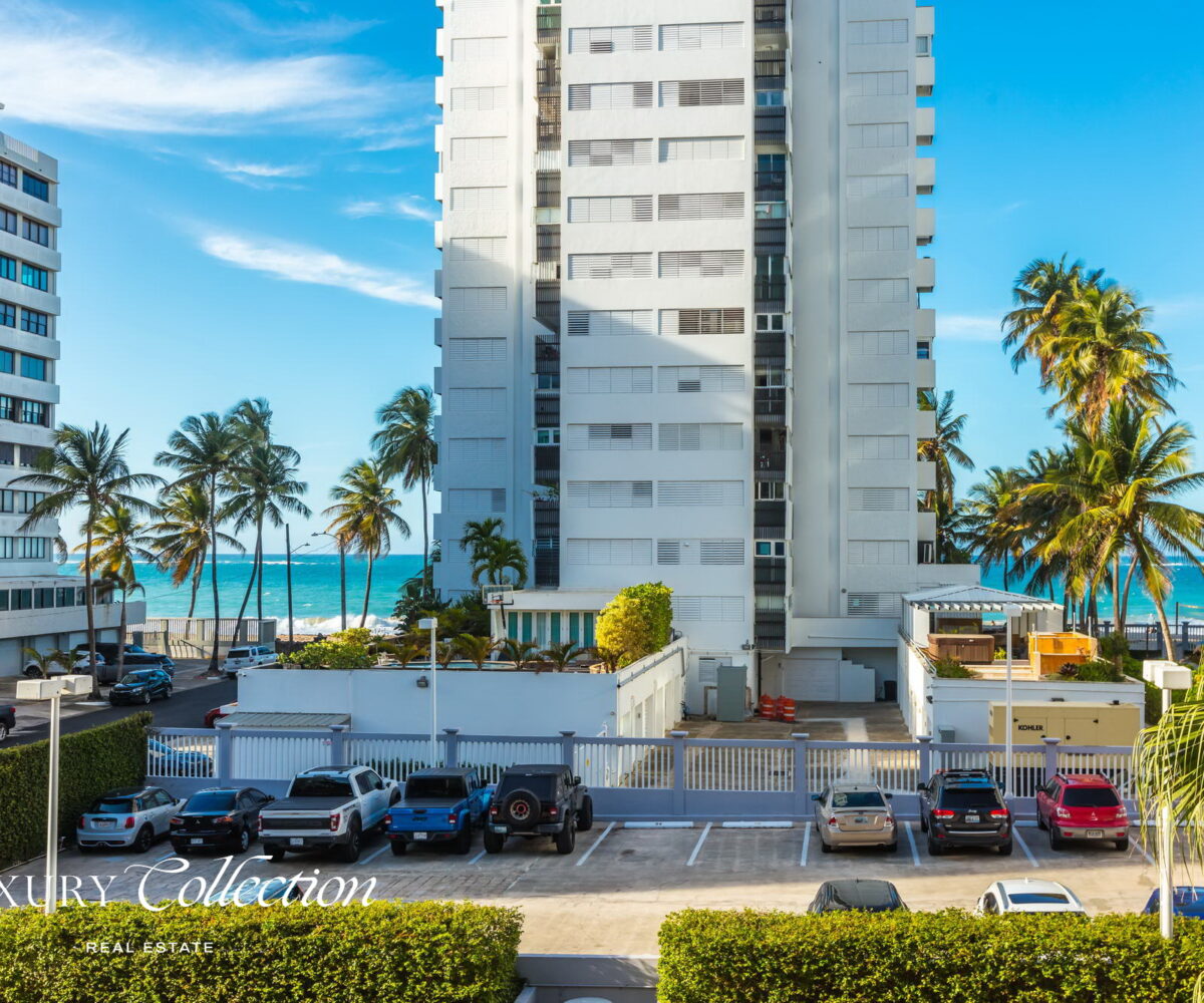 Kings Terrace apartment for sale in Condado. 3 bedrooms convertible to 6, 4.5 full bathrooms fully renovated residence, stunning ocean views. LUXURY COLLECTION REAL ESTATE PUERTO RICO