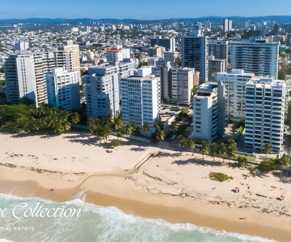 Kings Terrace apartment for sale in Condado. 3 bedrooms convertible to 6, 4.5 full bathrooms fully renovated residence, stunning ocean views. LUXURY COLLECTION REAL ESTATE PUERTO RICO