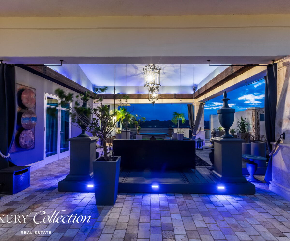 Plantation Village Penthouse at Dorado Beach for sale. 6 Bedrooms, 8 bathrooms, terraces, game rooms and gym at Ritz Carlton Reserve Resort. Luxury Collection Real Estate Puerto Rico