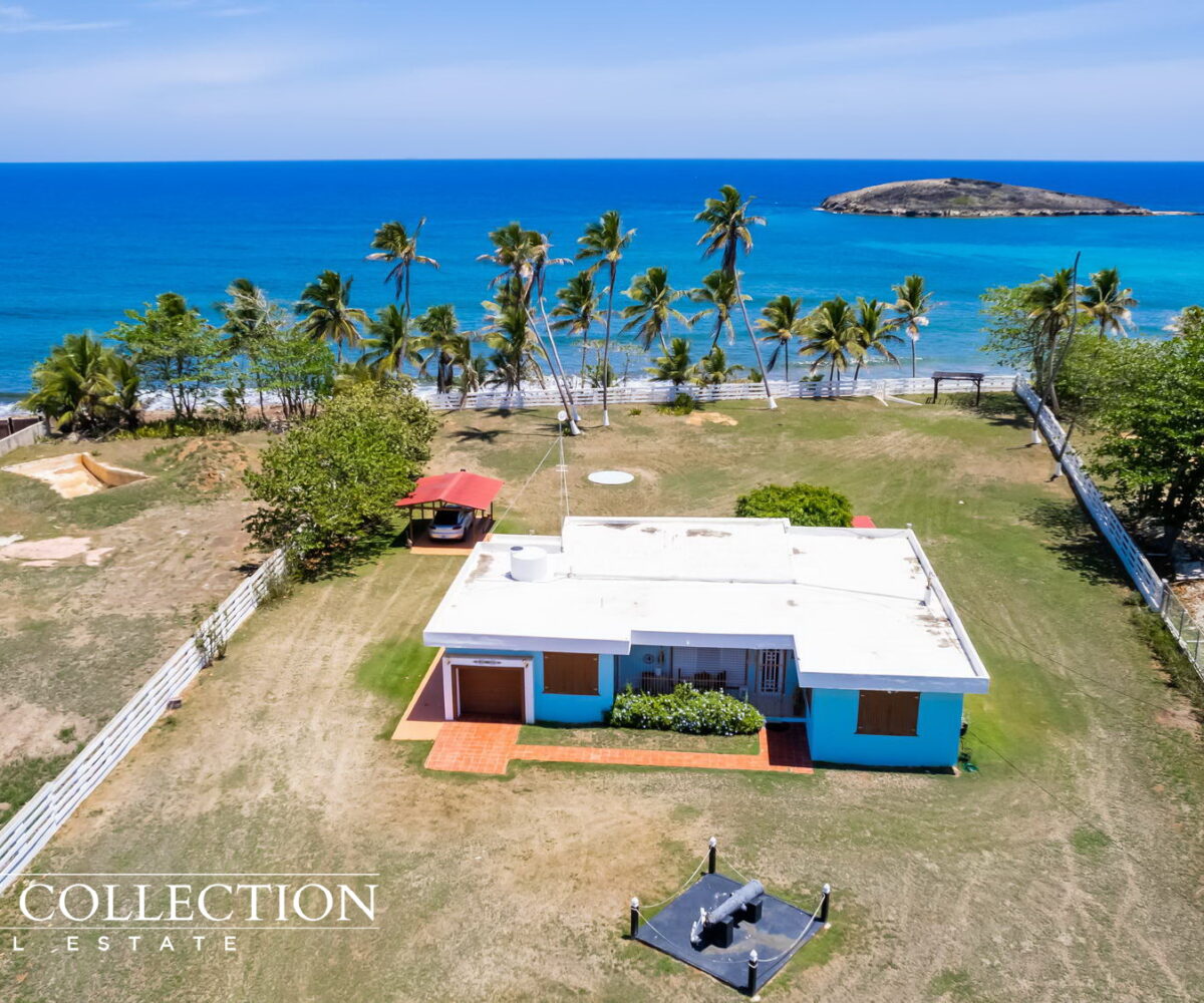 One-acre beachfront land located at Islote, Arecibo boasts of direct beach access and stunning views of the Atlantic Ocean. Luxury Collection real estate