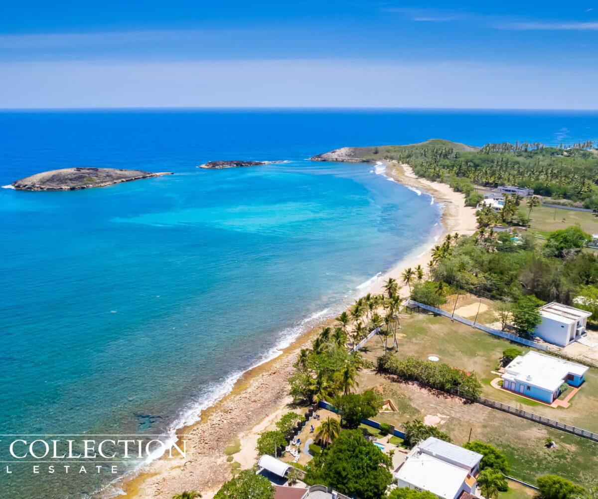 One-acre beachfront land located at Islote, Arecibo boasts of direct beach access and stunning views of the Atlantic Ocean. Luxury Collection real estate