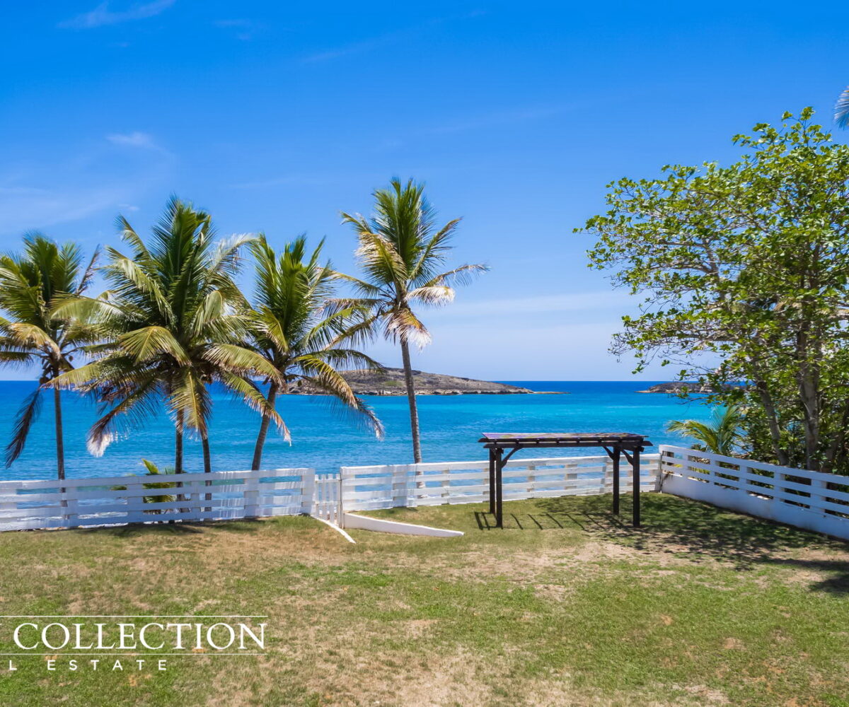 One-acre beachfront land located at Islote, Arecibo boasts of direct beach access and stunning views of the Atlantic Ocean. Luxury Collection real estate