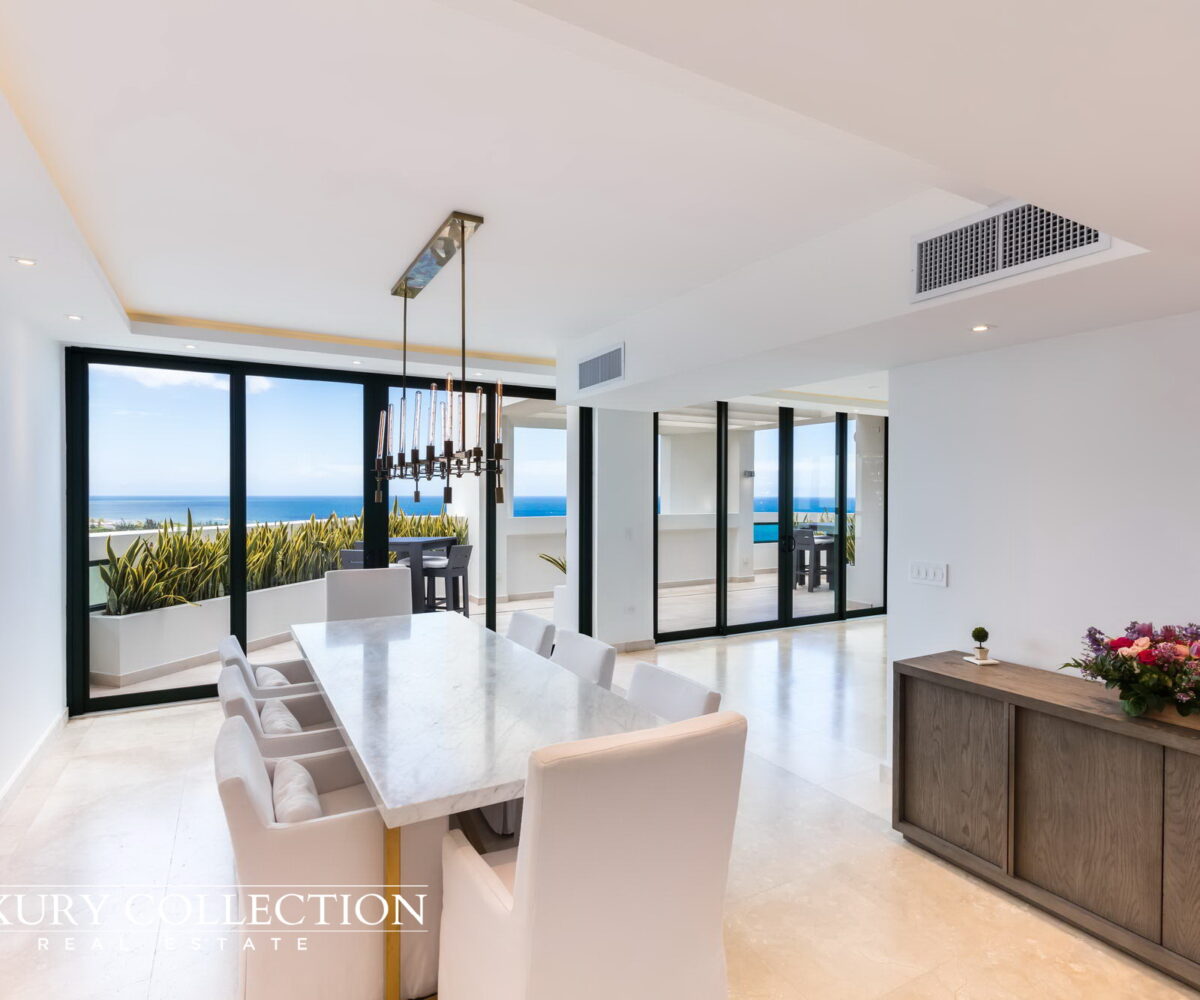 Caribe Plaza Penthouse Condado, at Paseo Caribe, 7,187 Sq. Ft., 4 bedrooms, 4 bathrooms, spectacular terrace, views to the Atlantic Ocean. Luxury Collection Real Estate Puerto Rico
