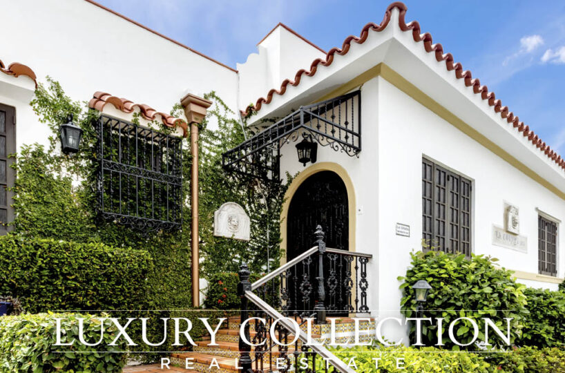 Mediterranean corner house on Waymouth Street residential sector of Miramar. Luxury Collection Real Estate