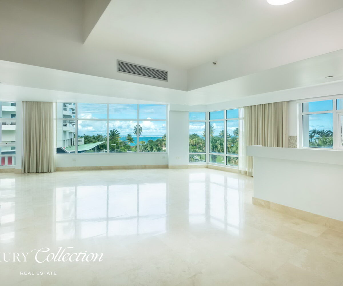 BRISTOL CONDADO OCEAN VIEW 3 Bedroom and 3 bathrooms with 3 parking spaces in the middle of Condado Puerto Rico, Luxury Collection Real Estate.