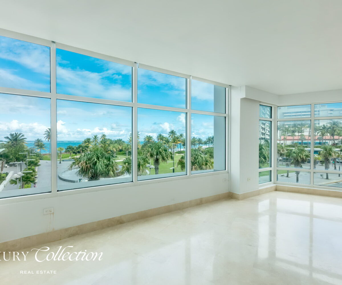 BRISTOL CONDADO OCEAN VIEW 3 Bedroom and 3 bathrooms with 3 parking spaces in the middle of Condado Puerto Rico, Luxury Collection Real Estate.