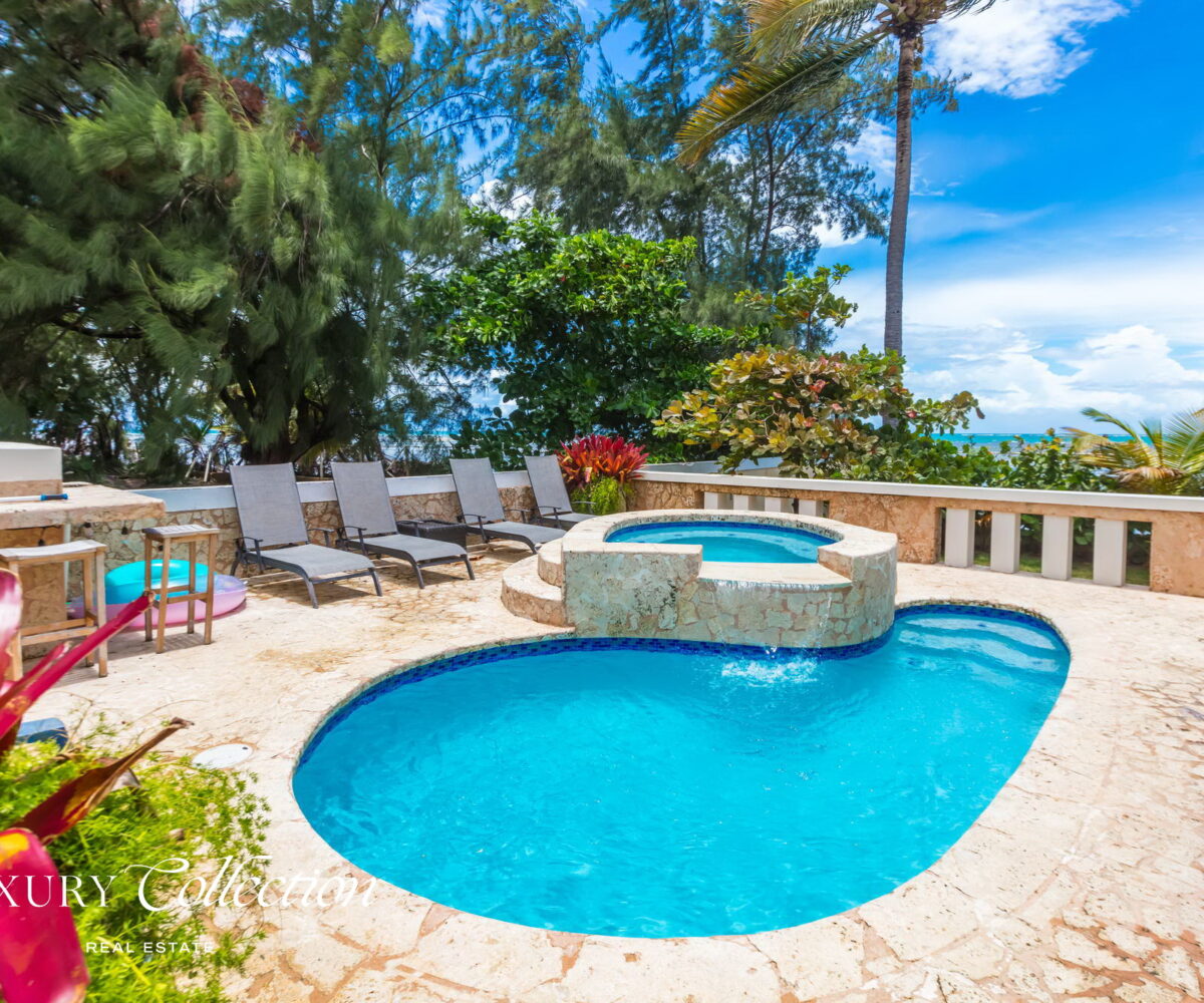 Oceanfront House at Rio Mar for sale, 4,316 Sq. Ft. estate, set on a 1,017 Sq. Mt. lot, offers 8 bedrooms and 6.5 bathrooms,