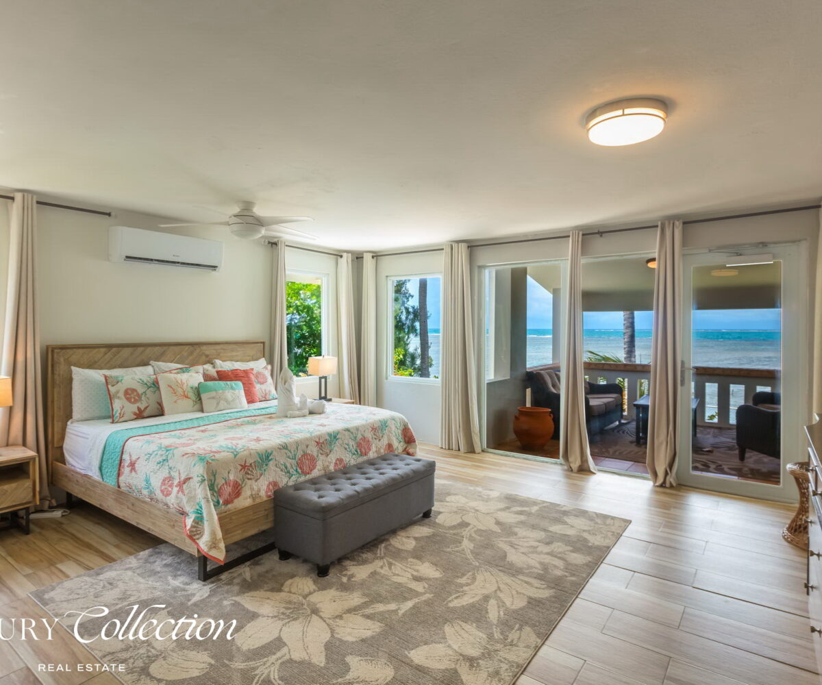 Oceanfront House at Rio Mar for sale, 4,316 Sq. Ft. estate, set on a 1,017 Sq. Mt. lot, offers 8 bedrooms and 6.5 bathrooms,