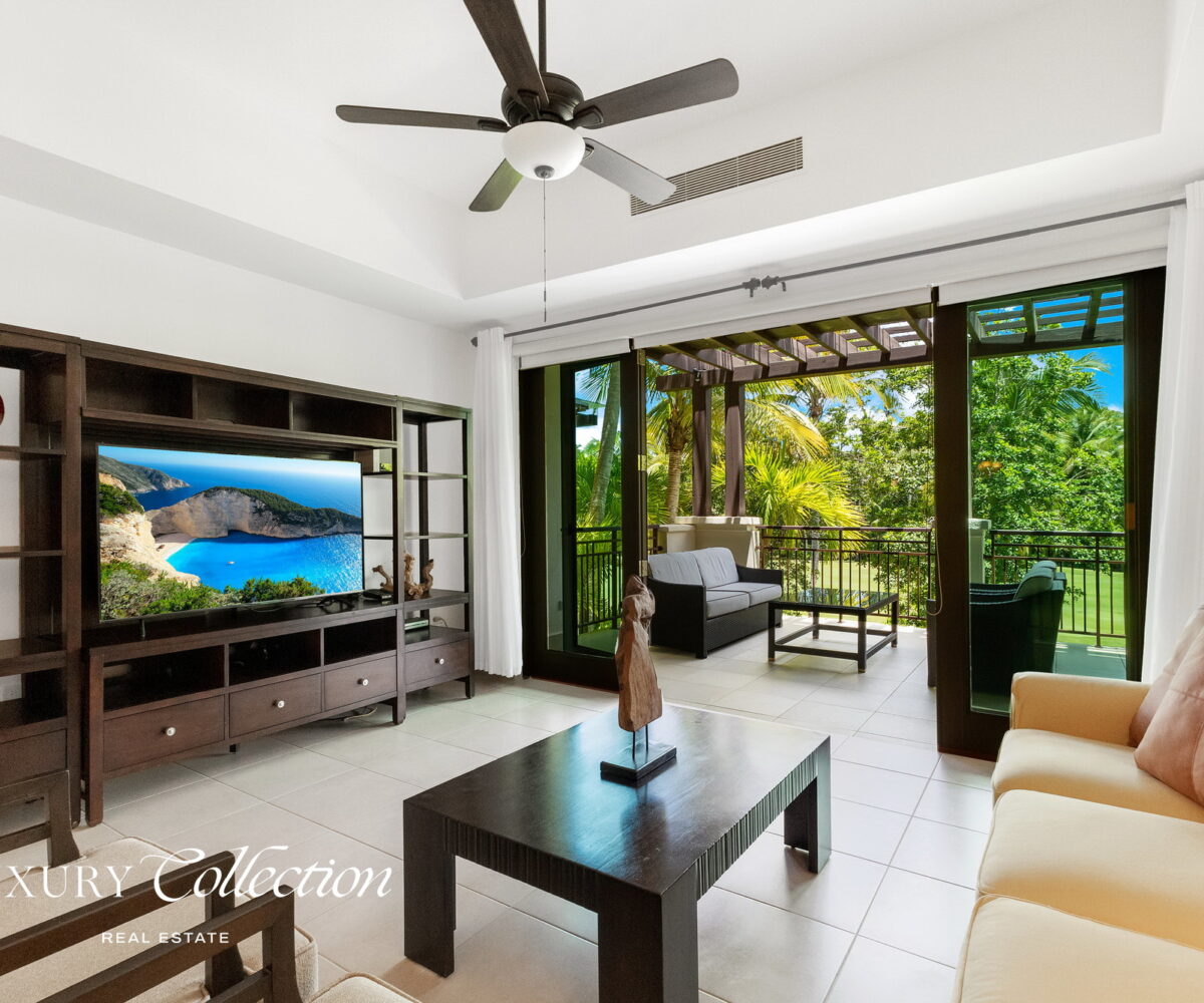 Las Verandas Condominium at The St. Regis Bahia Beach Resort, this apartment for sale features 2,182 sq.ft. bedrooms with en-suite bathrooms.