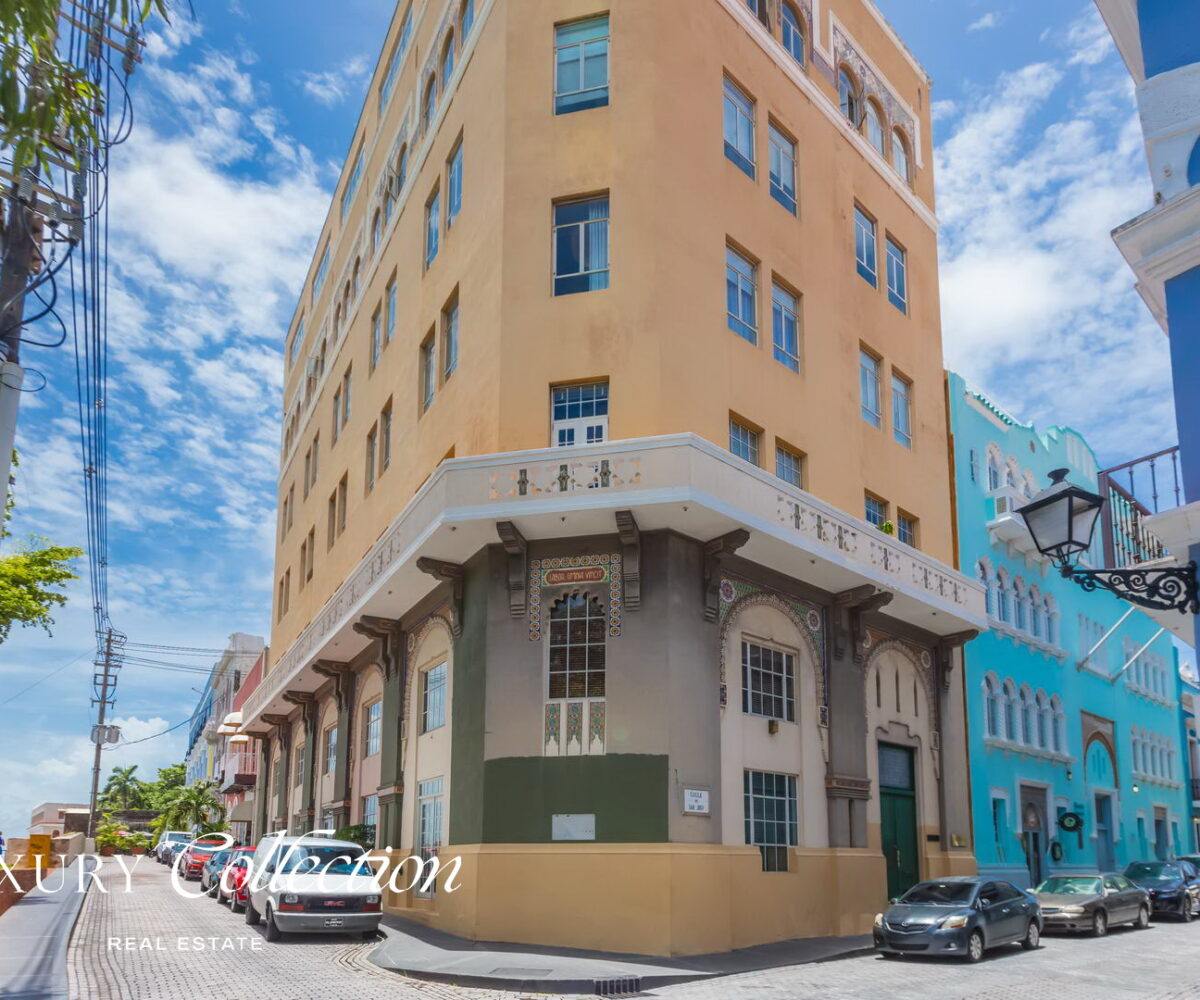 Office space for sale at Old San Juan with bay views offers a rare opportunity to convert into a stunning 3-bedroom, 2-bathroom residence. luxury collection real estate puerto rico