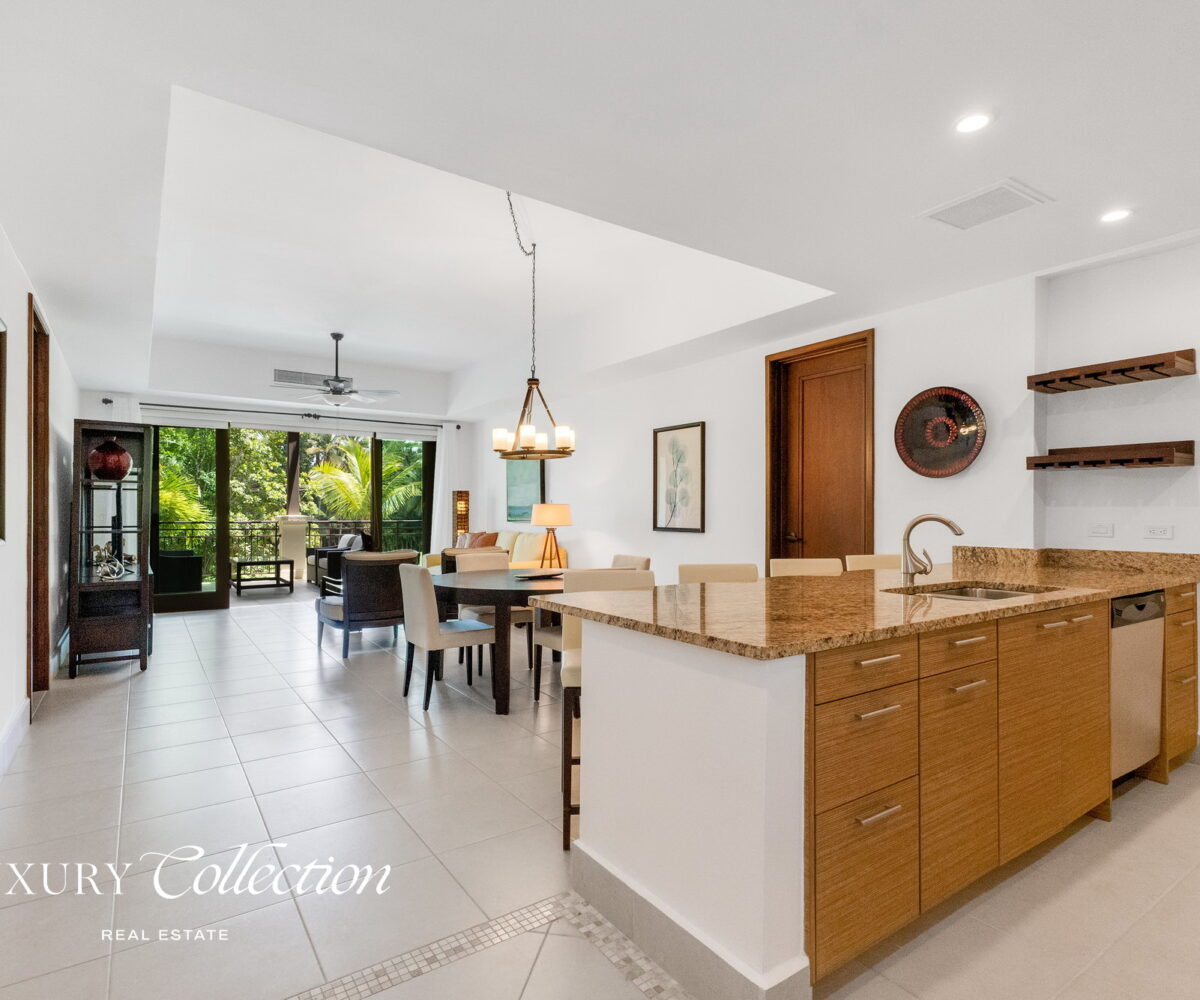 Las Verandas Condominium at The St. Regis Bahia Beach Resort, this apartment for sale features 2,182 sq.ft. bedrooms with en-suite bathrooms.