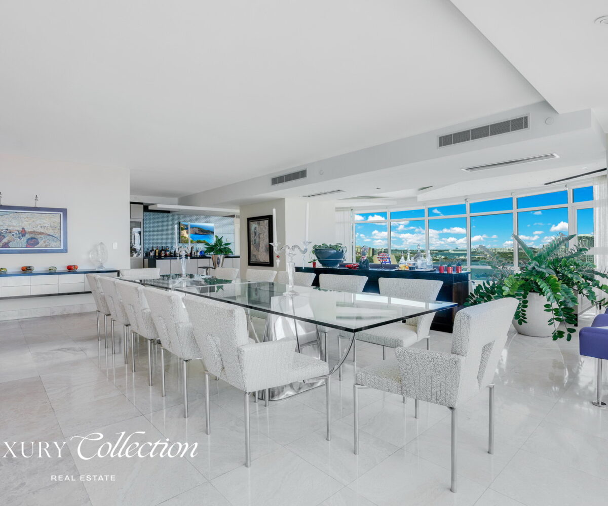 Bristol Condado Ocean View condo for sale. Condado Lagoon or Ocean views with 3 bedrooms, 4 bathrooms, and three covered parking spaces. Alex Herrera Luxury Collection Real Estate Condado Puerto Rico