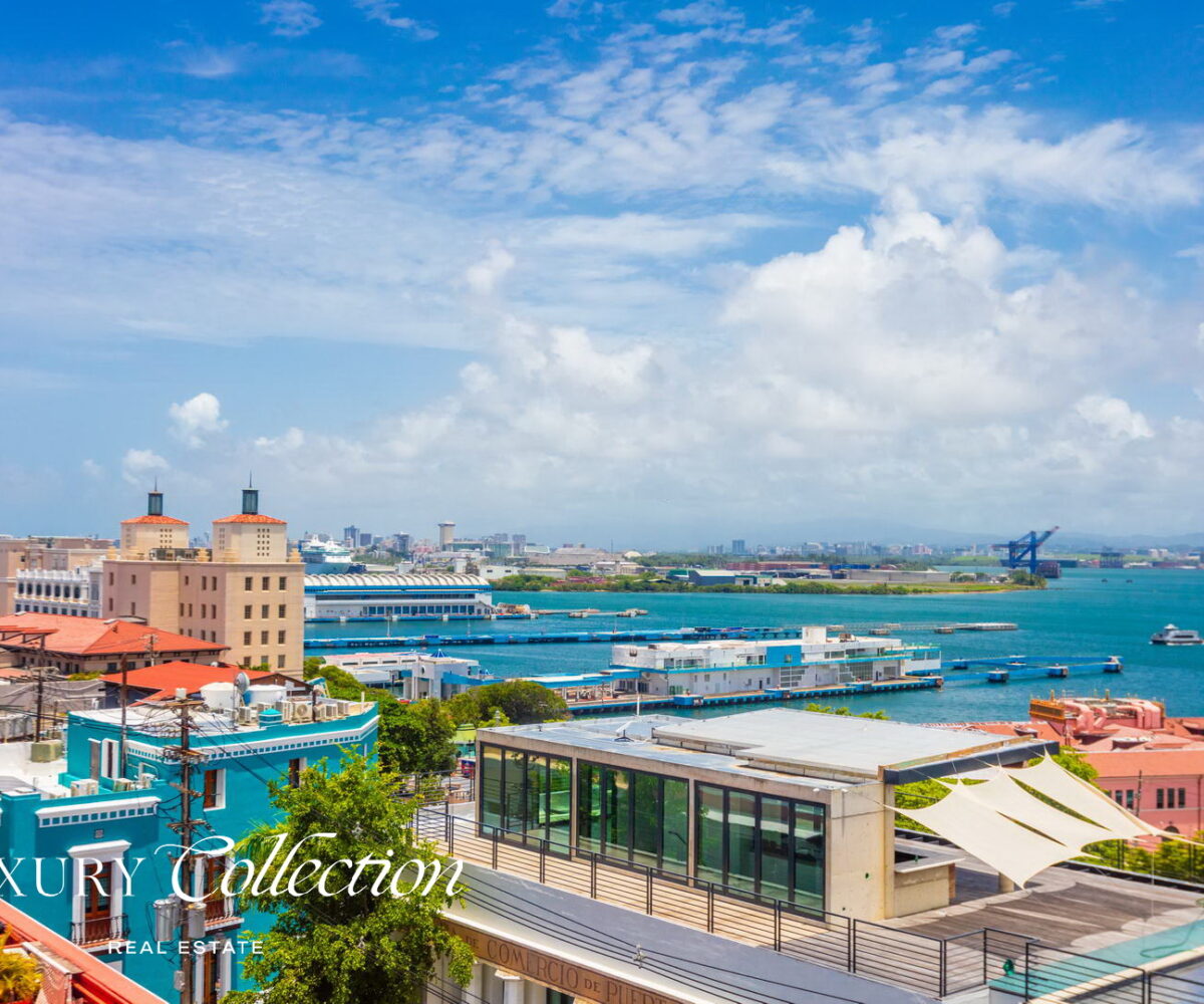 Office space for sale at Old San Juan with bay views offers a rare opportunity to convert into a stunning 3-bedroom, 2-bathroom residence. luxury collection real estate puerto rico