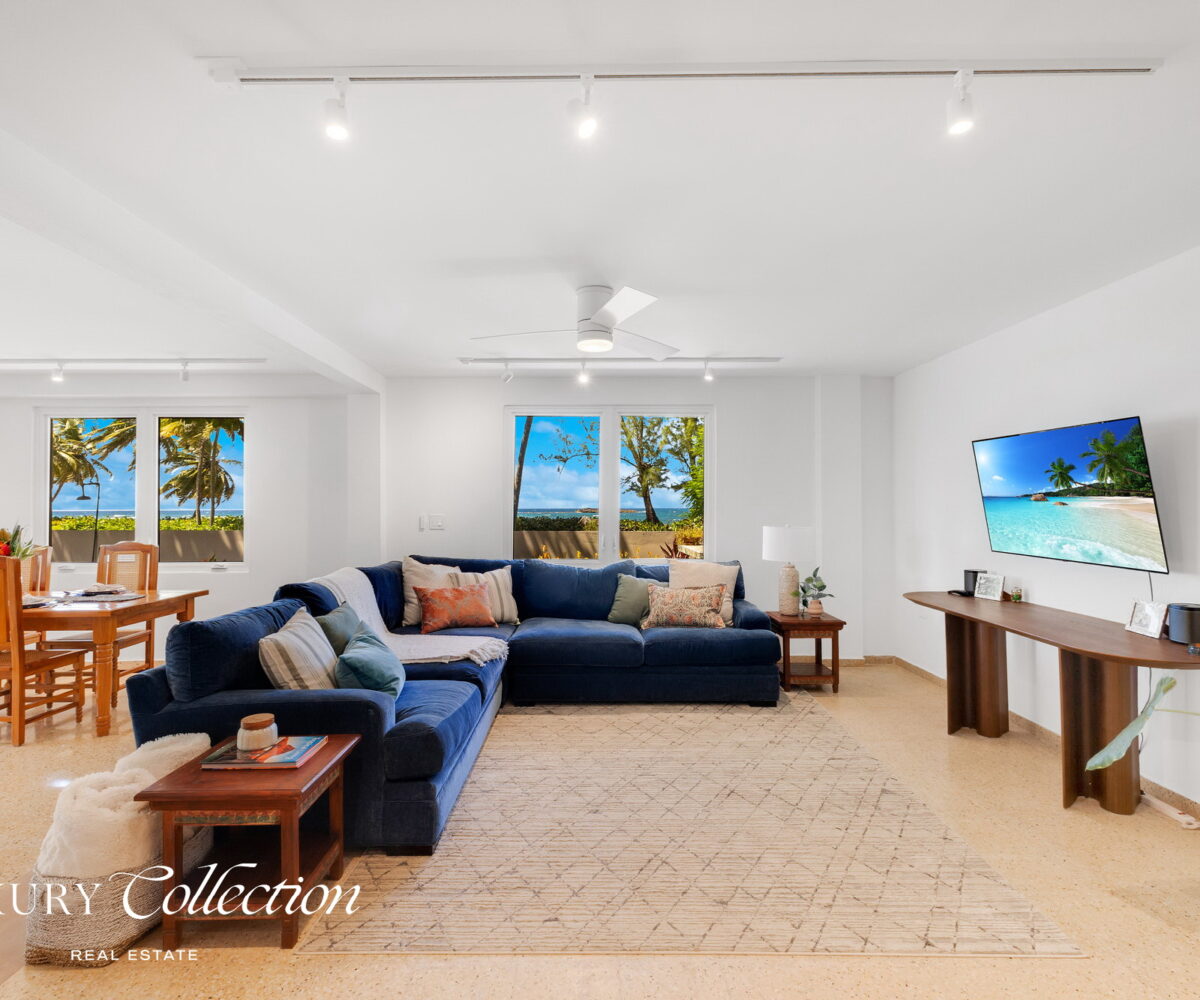 2-story beachfront home with 5 bedrooms, 4 baths, 2 kitchens, and an abundant outdoor space for entertaining in Vega Baja Puerto Rico.