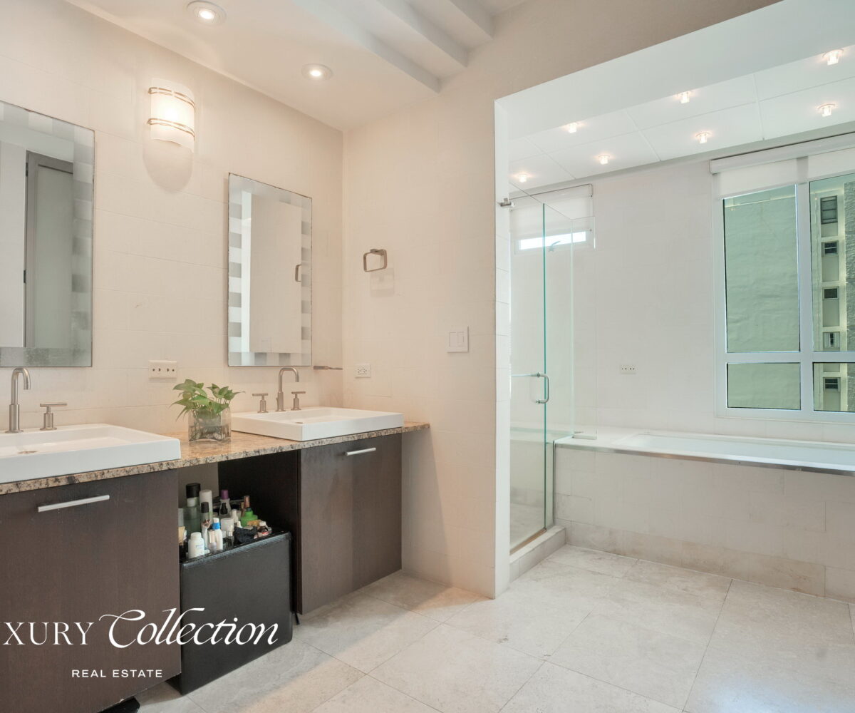 Bristol Condado Ocean View condo for sale. Condado Lagoon or Ocean views with 3 bedrooms, 4 bathrooms, and three covered parking spaces. Alex Herrera Luxury Collection Real Estate Condado Puerto Rico