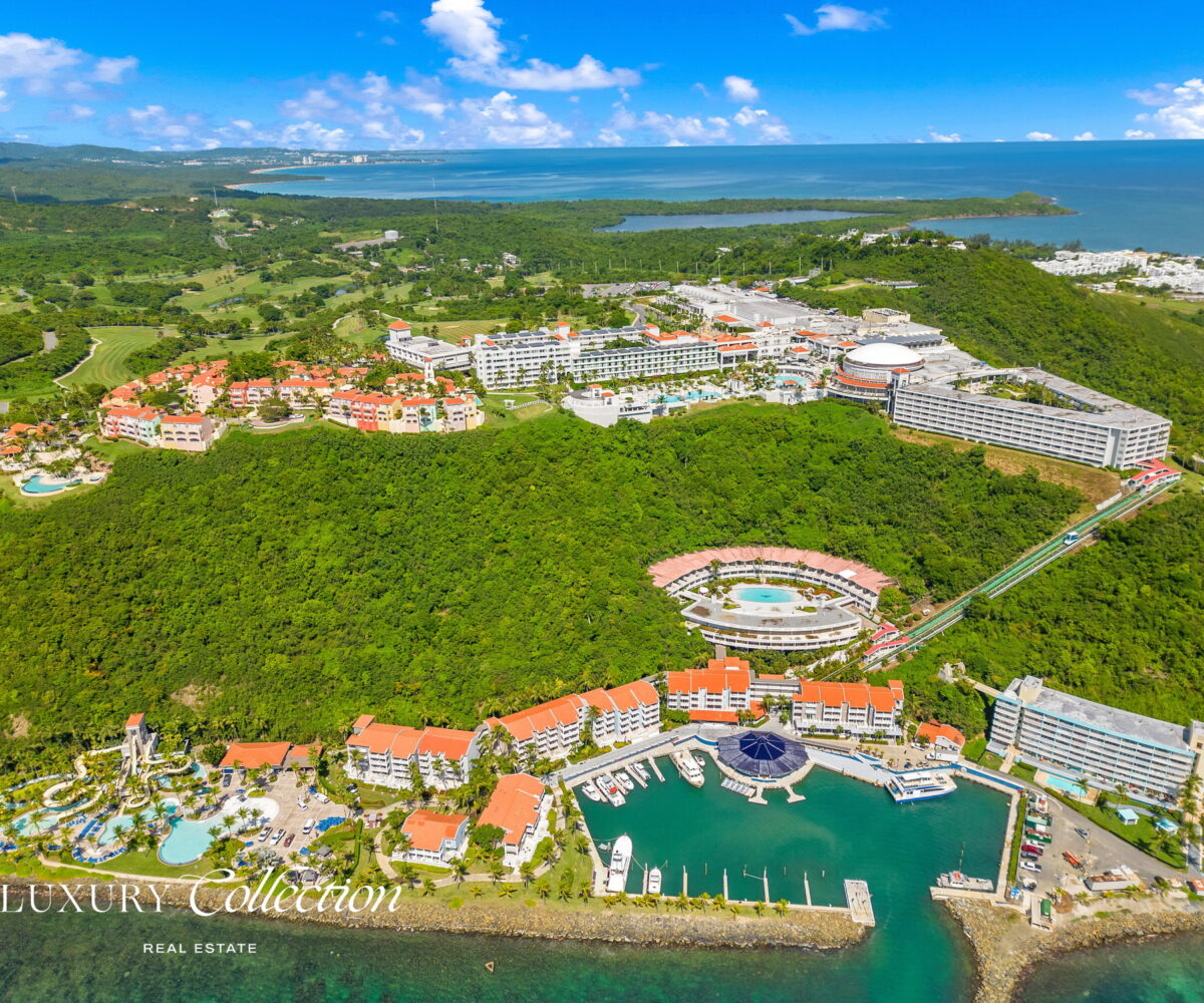 Las Casitas Del Conquistador in Fajardo apartment for sale with two bedrooms and views of the ocean and surrounding islands. Puerto Rico Luxury Collection Real Estate