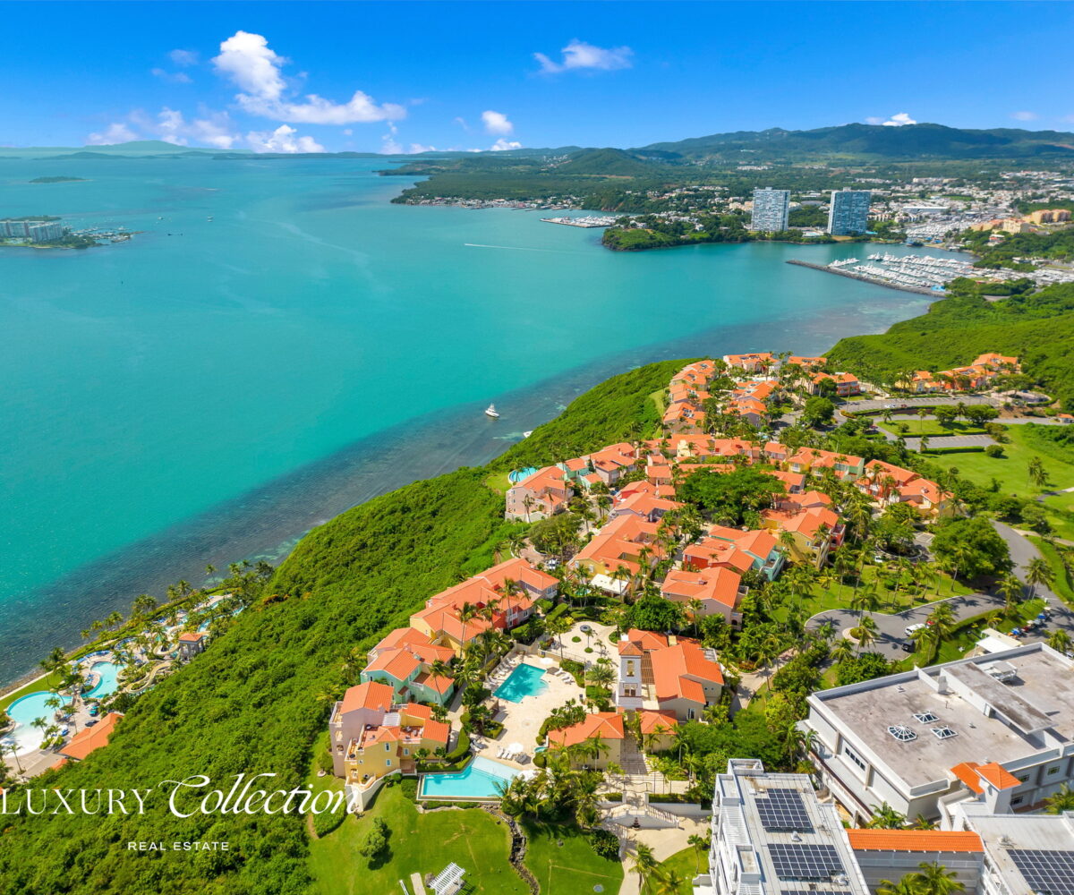 Las Casitas Del Conquistador in Fajardo apartment for sale with two bedrooms and views of the ocean and surrounding islands. Puerto Rico Luxury Collection Real Estate