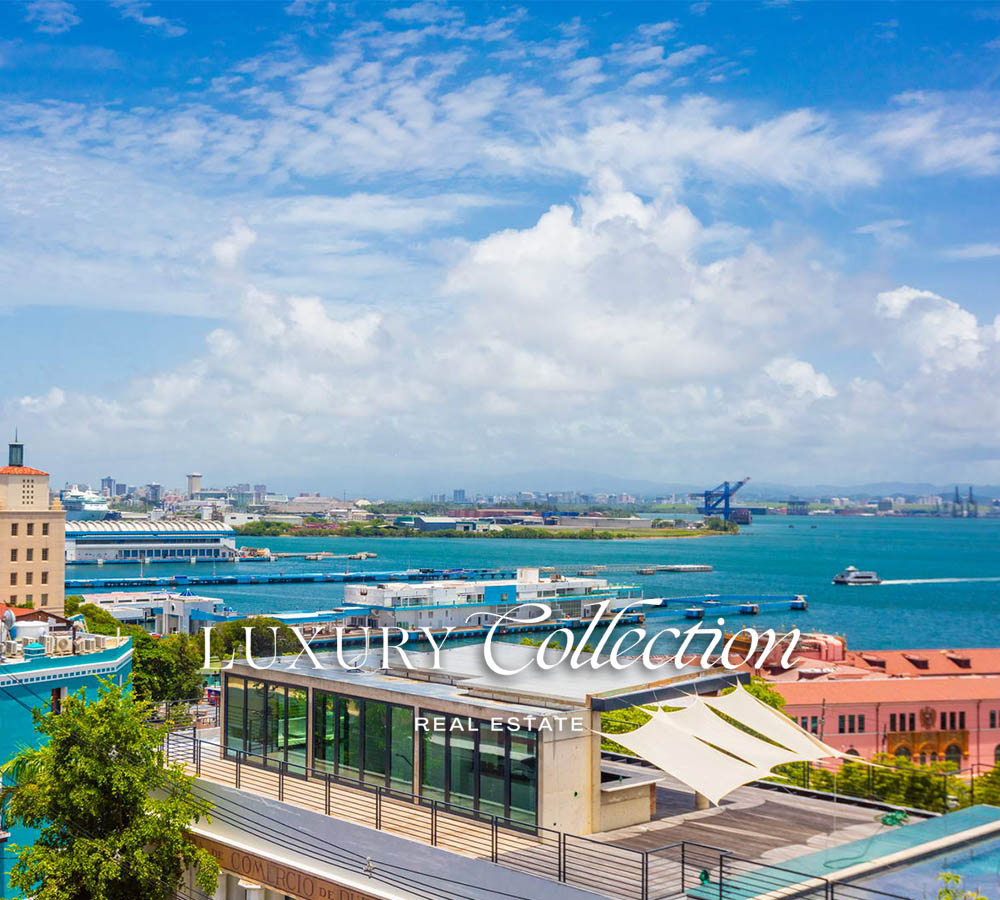 Office space for sale at Old San Juan with bay views offers a rare opportunity to convert into a stunning 3-bedroom, 2-bathroom residence. luxury collection real estate puerto rico