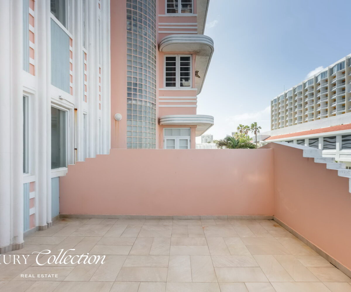 Miami Building Condado Ashford for sale with 3 bedrooms 2.5 bathrooms and 2 parking spaces in themiddle of Condaddo, Puerto Rico. luxury collection real estate