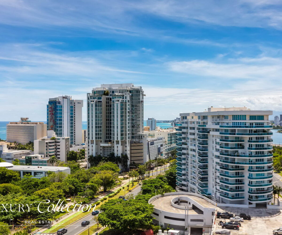 Le Parc condo for sale, San Juan Puerto Rico, new construction, 3 bedrooms, 3.5 bathrooms, expansive terrace with views of Atlantic Ocean.