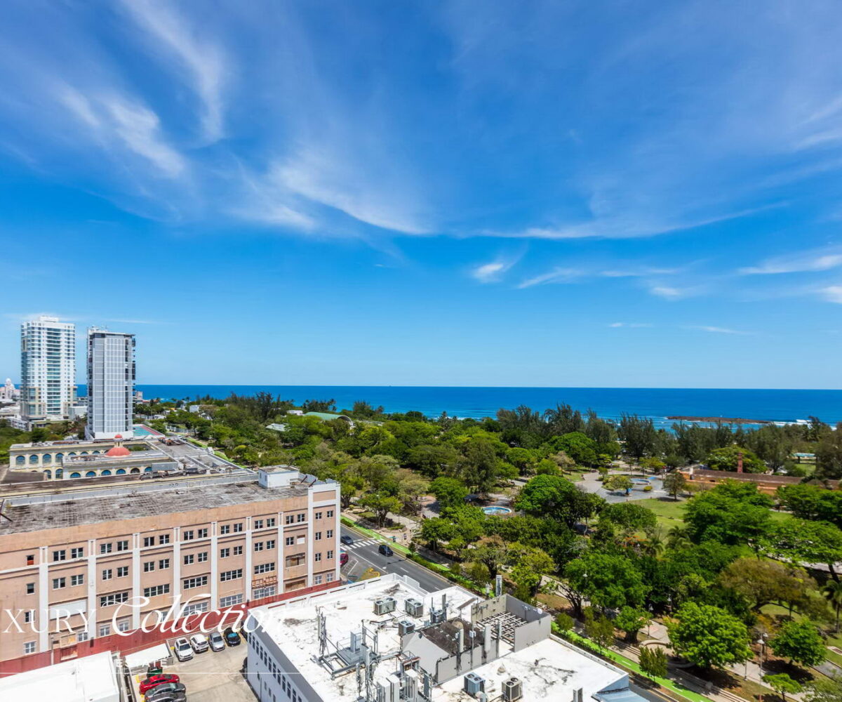 Le Parc condo for sale, San Juan Puerto Rico, new construction, 3 bedrooms, 3.5 bathrooms, expansive terrace with views of Atlantic Ocean.