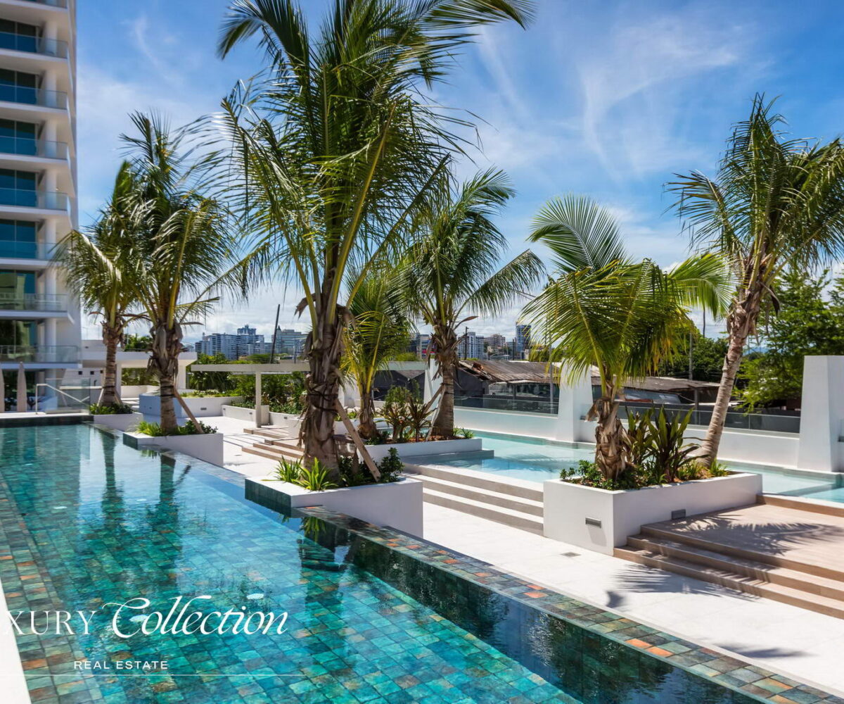 Le Parc condo for sale, San Juan Puerto Rico, new construction, 3 bedrooms, 3.5 bathrooms, expansive terrace with views of Atlantic Ocean.