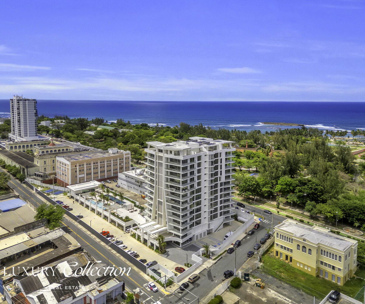 Le Parc condo for sale, San Juan Puerto Rico, new construction, 3 bedrooms, 3.5 bathrooms, expansive terrace with views of Atlantic Ocean.