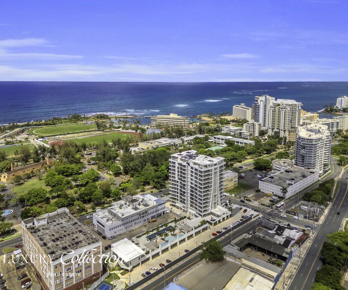 Le Parc condo for sale, San Juan Puerto Rico, new construction, 3 bedrooms, 3.5 bathrooms, expansive terrace with views of Atlantic Ocean.