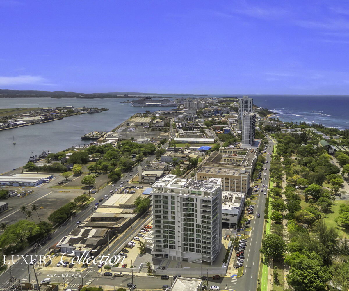 Le Parc condo for sale, San Juan Puerto Rico, new construction, 3 bedrooms, 3.5 bathrooms, expansive terrace with views of Atlantic Ocean.
