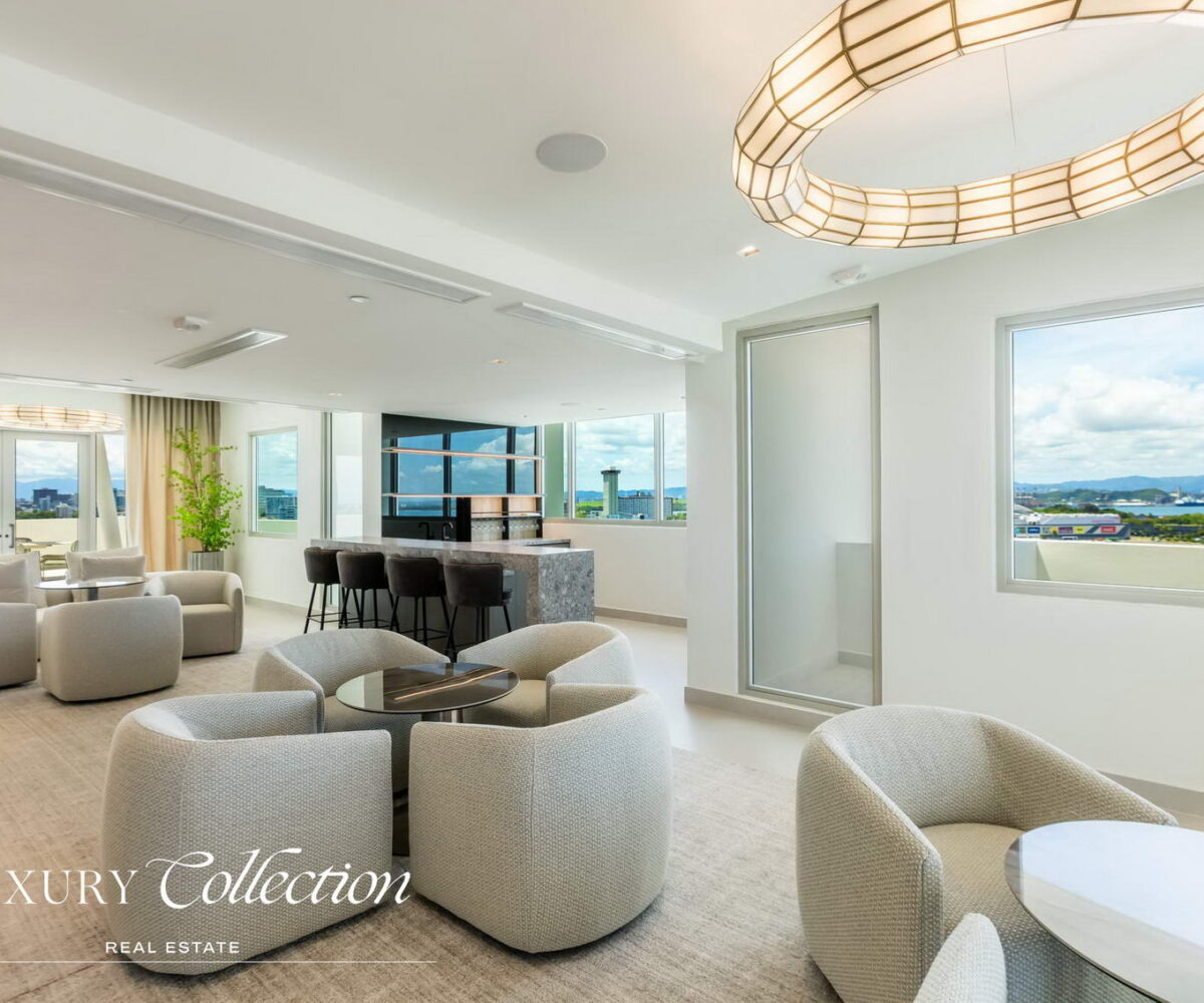 Le Parc condo for sale, San Juan Puerto Rico, new construction, 3 bedrooms, 3.5 bathrooms, expansive terrace with views of Atlantic Ocean.