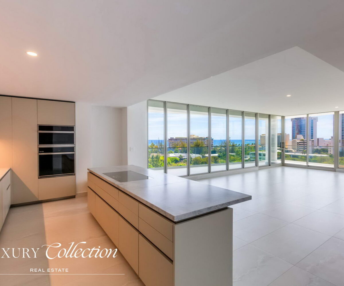 Le Parc condo for sale, San Juan Puerto Rico, new construction, 3 bedrooms, 3.5 bathrooms, expansive terrace with views of Atlantic Ocean.