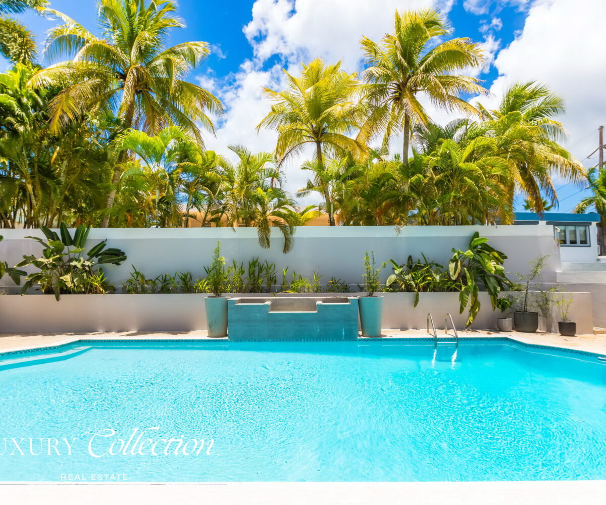 Paseo San Juan House for sale Puerto Rico. Remodeled 5,095 sq. ft. residence on a 945 sq. meter lot. 4 beds (convertible to 5) and 3.5 baths. Alex Herrera Luxury Collection Real Estate.