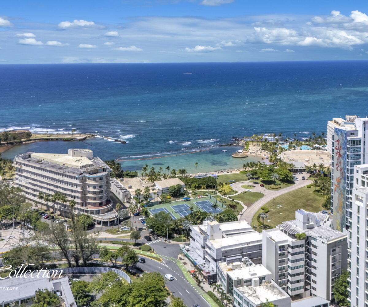Corner Property Facing the Caribe Hilton Hotel for sale puerto rico luxury collection real estate