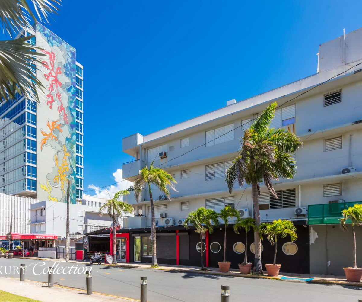 Corner Property Facing the Caribe Hilton Hotel for sale puerto rico luxury collection real estate