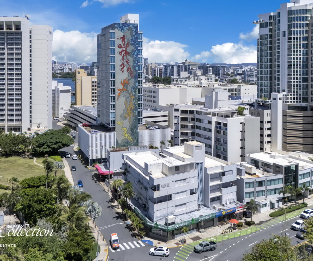 Corner Property Facing the Caribe Hilton Hotel for sale puerto rico luxury collection real estate