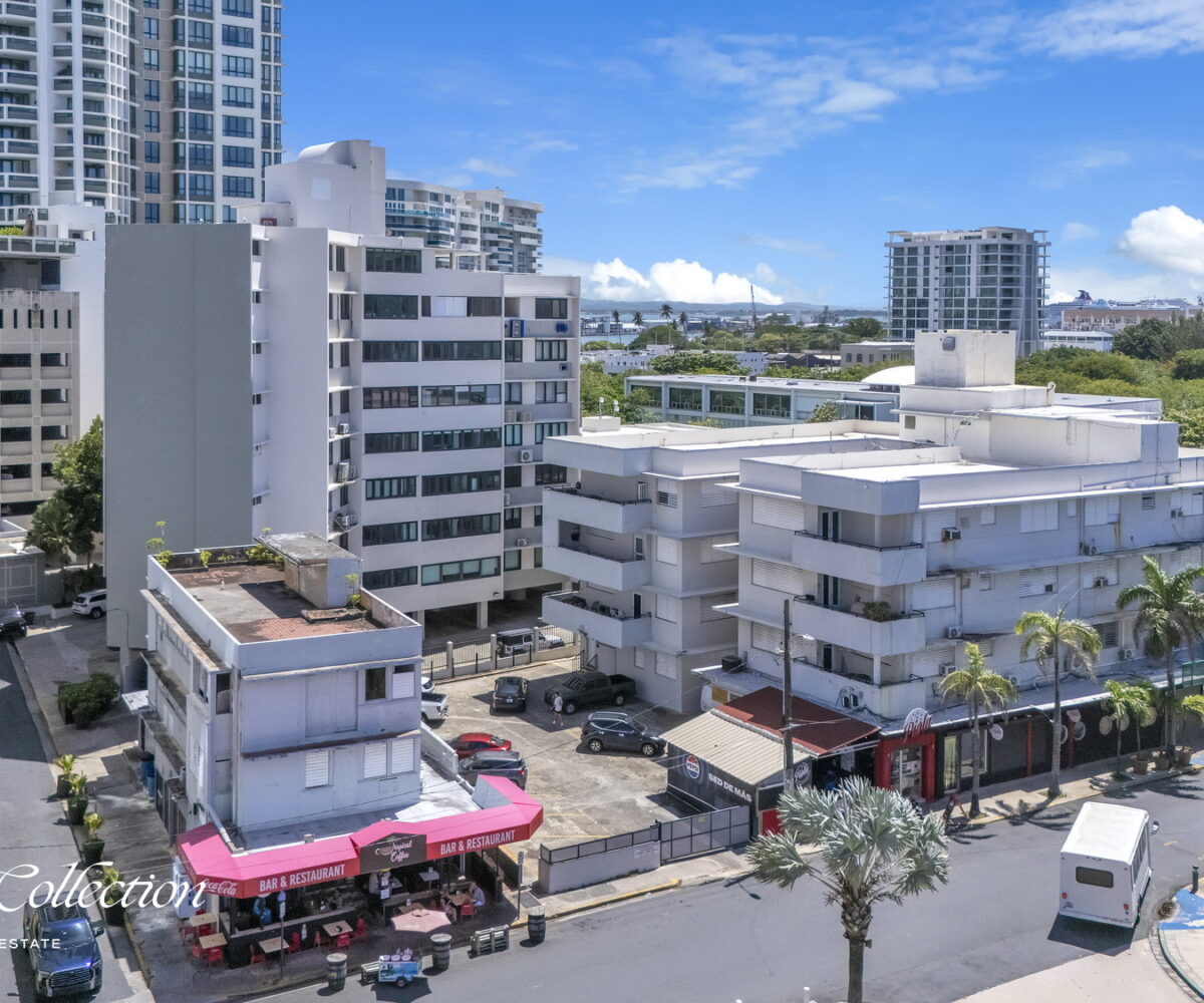 Corner Property Facing the Caribe Hilton Hotel for sale puerto rico luxury collection real estate