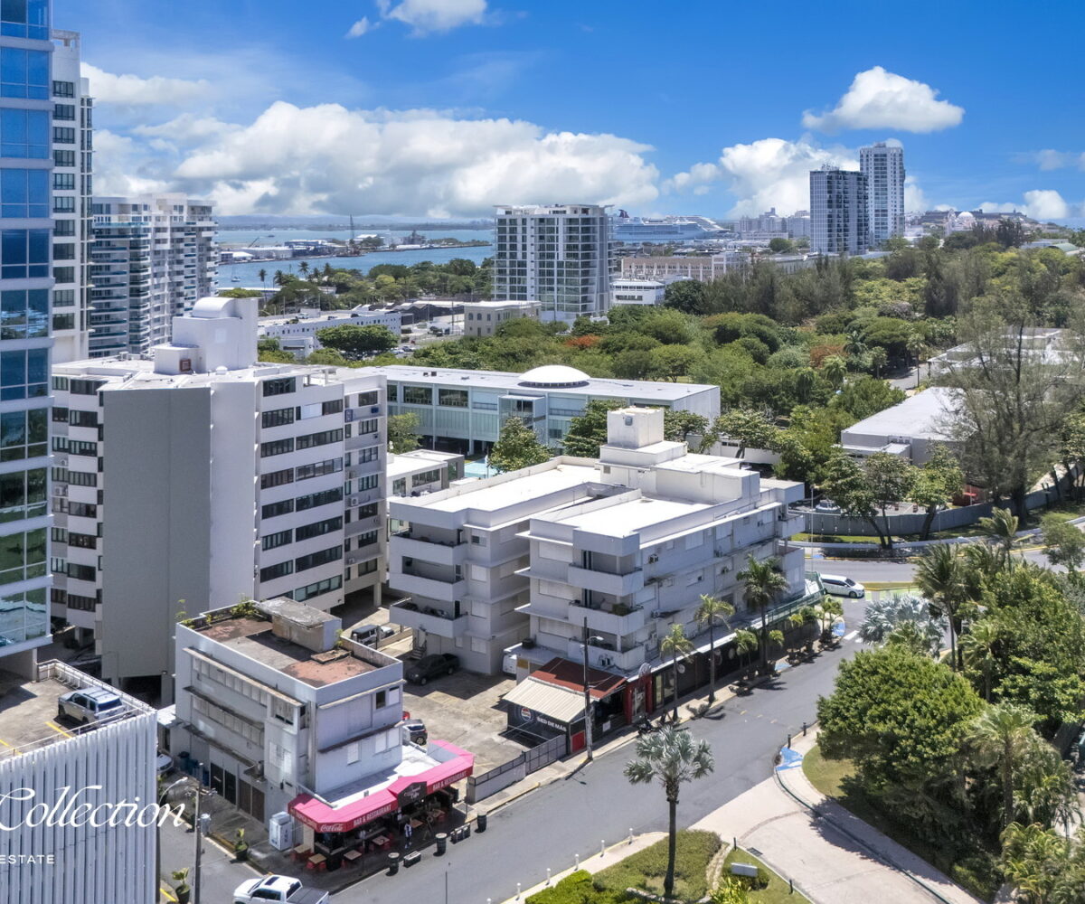 Corner Property Facing the Caribe Hilton Hotel for sale puerto rico luxury collection real estate