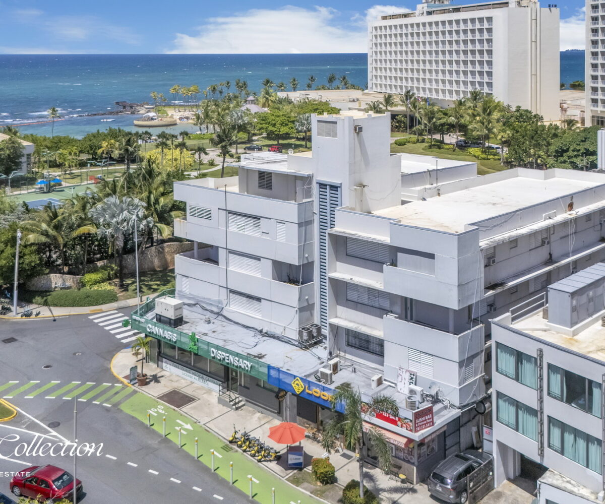 Corner Property Facing the Caribe Hilton Hotel for sale puerto rico luxury collection real estate