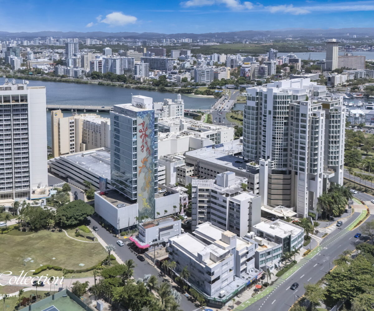 Corner Property Facing the Caribe Hilton Hotel for sale puerto rico luxury collection real estate