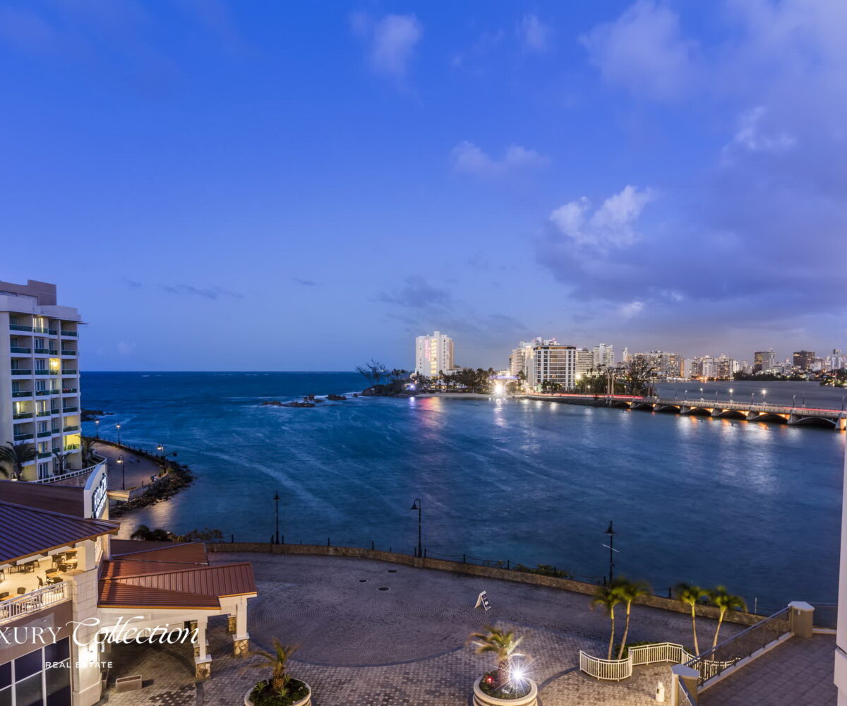 Laguna Plaza Condado Oceanfront condo for sale with stunning views from every room and a spectacular open terrace, 3 Bedrooms 2.5 Baths. luxury Collection Real Estate