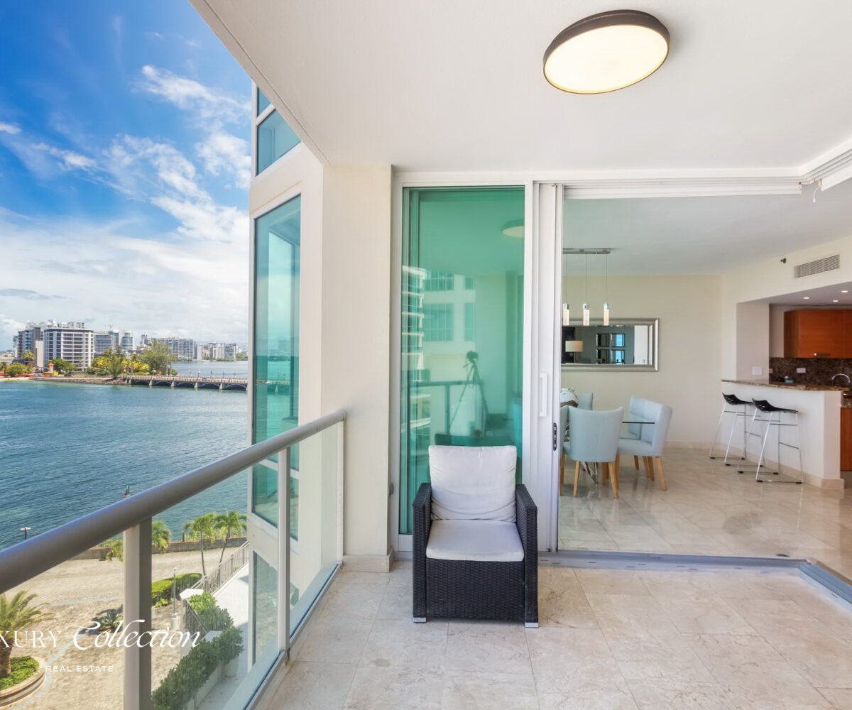 Laguna Plaza Condado Oceanfront condo for sale with stunning views from every room and a spectacular open terrace, 3 Bedrooms 2.5 Baths. luxury Collection Real Estate